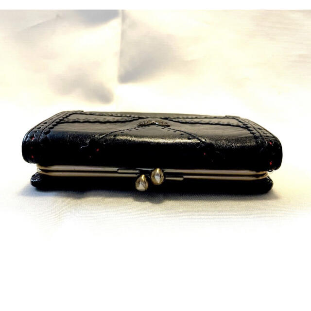ANNA SUI - アナスイ、折り財布、黒×赤、花柄の通販 by sumin ANNA SUI - アナスイ、折り財布、黒×赤、花柄の通販 by sumin