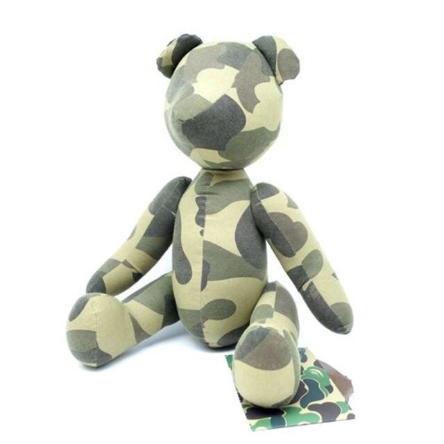 A BATHING APE CITY CAMO TEDDY BEAR