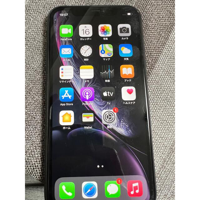 iphone XR 128GB ブラック　simフリー対応センサー