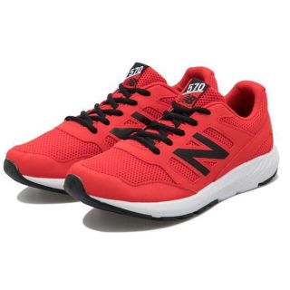 ニューバランス(New Balance)の新品 21.5㎝ ニューバランス スニーカー レッド 570 箱付き(スニーカー)