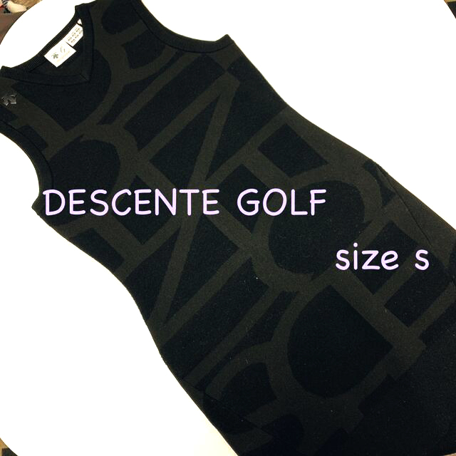 DESCENTE - DESCENTE GOLF ニット ワンピース size Sの通販 by kat ...