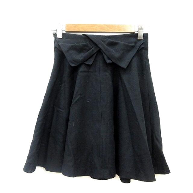 Rirandture(リランドチュール)のリランドチュール Rirandture フレアスカート ミニ ウール 0 黒 レディースのスカート(ミニスカート)の商品写真