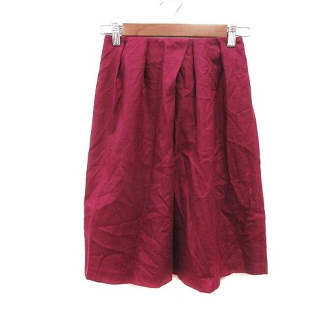NOLLEY'S(ノーリーズ)のノーリーズ フレアスカート ひざ丈 ウール 34 紫 パープル レディースのスカート(ひざ丈スカート)の商品写真