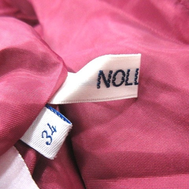 NOLLEY'S(ノーリーズ)のノーリーズ フレアスカート ひざ丈 ウール 34 紫 パープル レディースのスカート(ひざ丈スカート)の商品写真