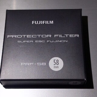 富士フイルム - 美品 FUJIFILM PROTECTOR FILTER 58mm PRF-58の通販 by