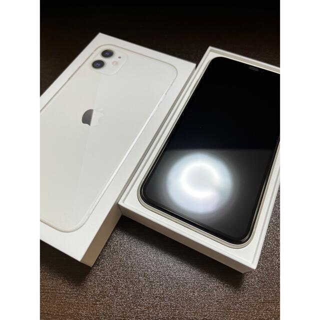 iPhone(アイフォーン)のiPhone11 128GB ホワイト simフリー スマホ/家電/カメラのスマートフォン/携帯電話(スマートフォン本体)の商品写真