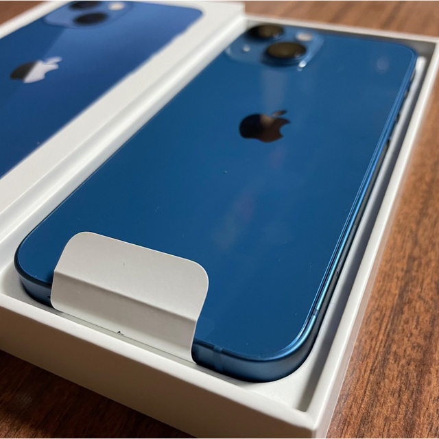 【5%OFFクーポン】iPhone13 mini ブルー　128GB　新品未使用