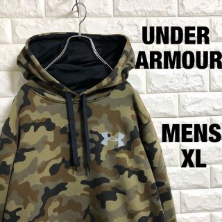 アンダーアーマー(UNDER ARMOUR)のアンダーアーマー　プルオーバーパーカー  カモフラ　メンズXLサイズ(パーカー)