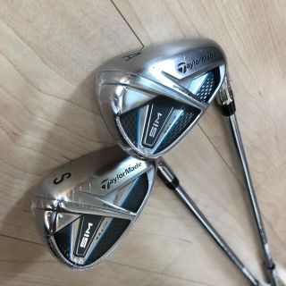 テーラーメイド(TaylorMade)の【新品】SIM MAX AW・SW  純正スチールS 2本セット(クラブ)