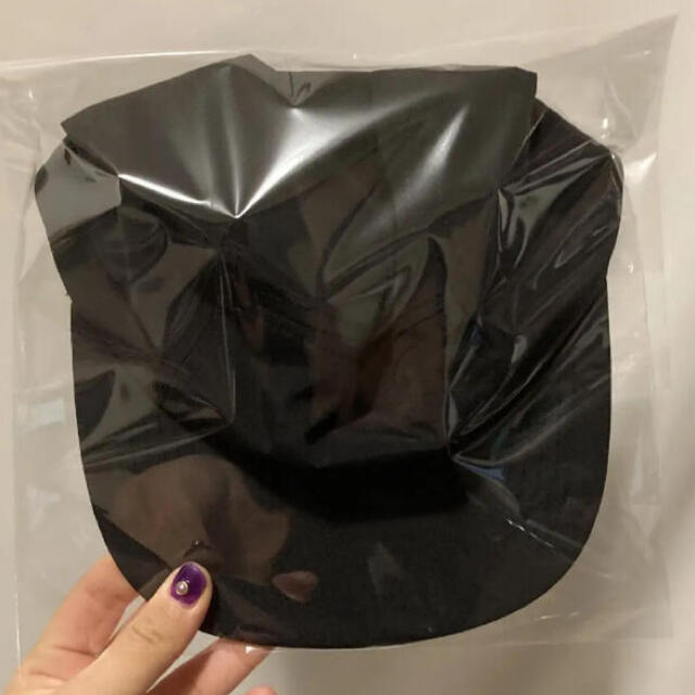 新品　未使用　5パネル　スケーター　ジェットキャップ　キャップ　ブラック　黒 メンズの帽子(キャップ)の商品写真