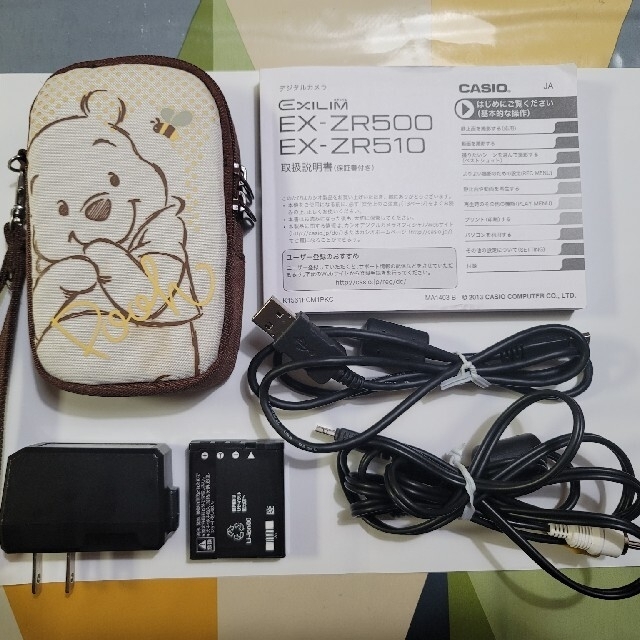 CASIO(カシオ)のCASIO  EX-ZR500ゴールド スマホ/家電/カメラのカメラ(コンパクトデジタルカメラ)の商品写真