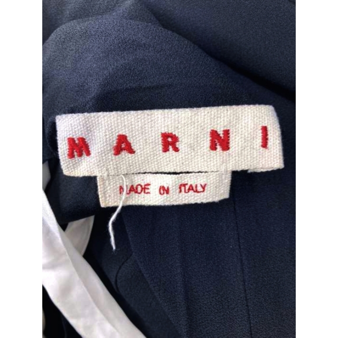 Marni(マルニ)のMARNI(マルニ) 21AW クレープアンヴェールサテンドレス ワンピース レディースのワンピース(その他)の商品写真