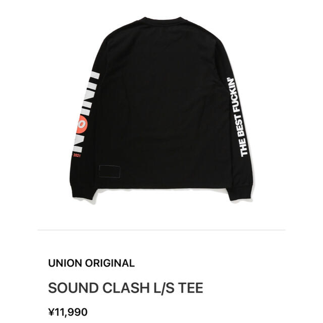 【定価以下】UNION 30周年 L/S tee 1