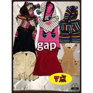 ギャップキッズ(GAP Kids)の女の子　gap まとめ売り　7点セット　ワンピース　トップス　スカート(スカート)
