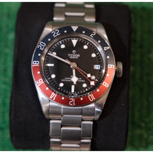 Tudor(チュードル)のチューダー  gmt TUDOR  ブラックベイGMT I862633 美品 メンズの時計(腕時計(アナログ))の商品写真