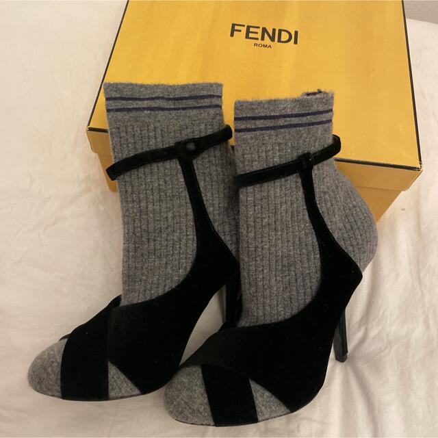 fendi ヒールブーツ