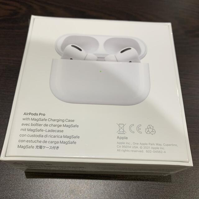 アップル AirPods Pro 国内正規品(未使用)メーカー保証有ヘッドフォンイヤフォン