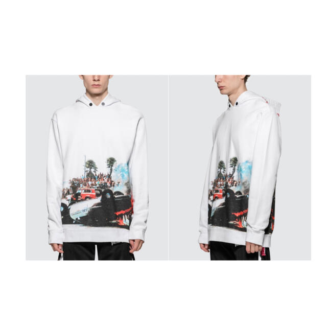 Palm Angels LA burning car hoody サイズS メンズのトップス(パーカー)の商品写真