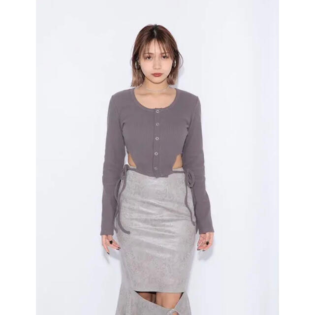 2022年限定カラー melt the lady fluffy tail tops gray メルト | www