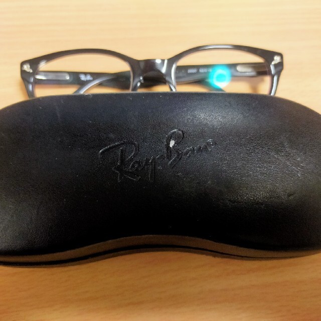 Ray-Ban - レイバン 黒縁メガネ(度なし、ブルーライトカット)の通販 by