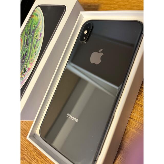 iPhone XS 256GB SIMフリー スペースグレイ オマケ付き