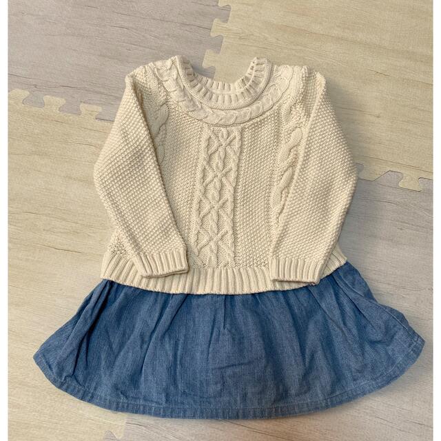 babyGAP ニットワンピース 95 - ワンピース