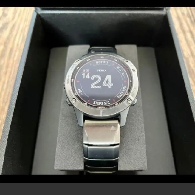 Garmin fenix 6 Pro Dual Power Ti Carbon - トレーニング用品