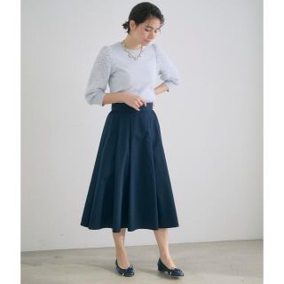 アナイ(ANAYI)の2/19迄　定価28,600円　ANAYI ポリエステルストレッチタックスカート(ロングスカート)