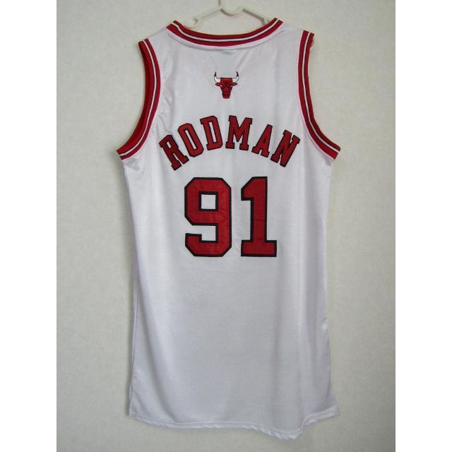 美品 NBA　RODMAN #91 デニス・ロッドマン ブルズ ユニフォーム L