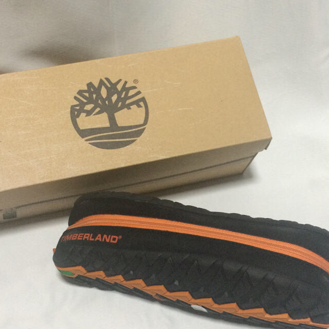 Timberland(ティンバーランド)の新品・未使用！Timberlandティンバーランド 折りたたみブーツ オレンジ メンズの靴/シューズ(ブーツ)の商品写真