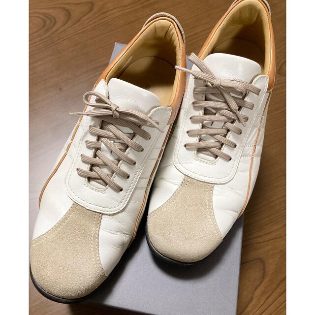 BURBERRY - バーバリー レザースニーカー 24.5cmの通販 by デール710's