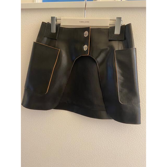 スカートFUMIKA_UCHIDA Leather Pocket Skirt