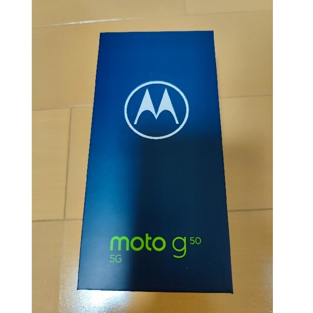 moto g50 未開封品　テンダーグリーン