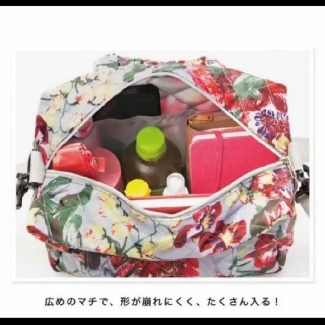 素敵なあの人3月号付録 花柄キルティング ケイハヤマ レディースのバッグ(ショルダーバッグ)の商品写真