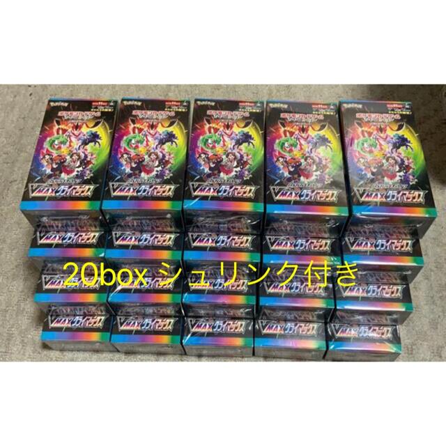 35%OFF】 - ポケモン 20BOX シュリンク付 新品未開封 VMAX