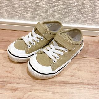 ヴァンズ(VANS)のvans スニーカー　16㎝　ベージュ(スニーカー)