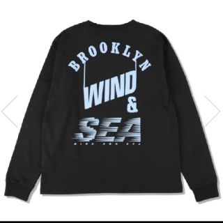 シー(SEA)のWDS (D.T.R.T) BKLYN- L/S TEE / JET BLACK(Tシャツ/カットソー(七分/長袖))