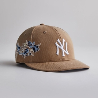 Kith Yankees plaid new era ベージュ　7・1/2