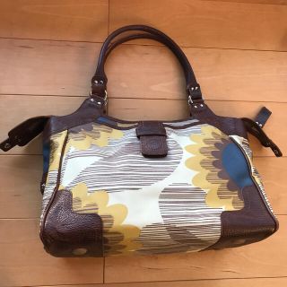 オーラカイリー(Orla Kiely)のオーラカイリー　トートバッグ（ブラウン）(トートバッグ)