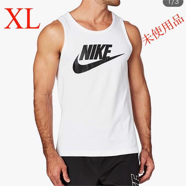 Nike人気デカロゴ未使用品タンクトップ(XL)