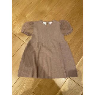 ザラキッズ(ZARA KIDS)のzara オーガンザスリーブワンピース(ワンピース)