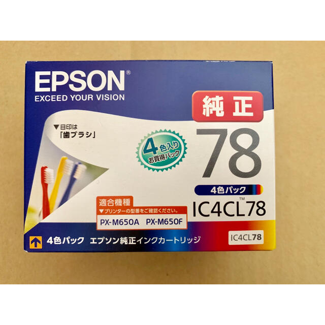 価格は安く animado EPSON エプソン IC4CL78 インクパック 4色 パック