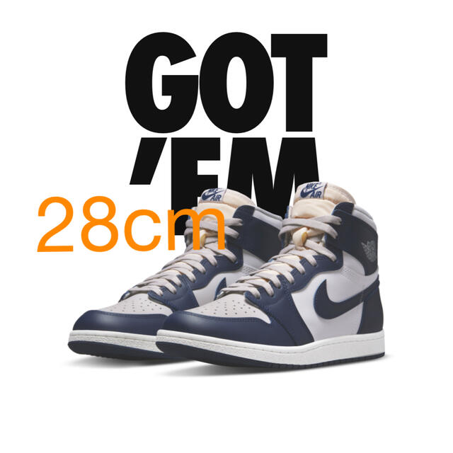 新品未使用Nike Air jordan 1High85collegenavy