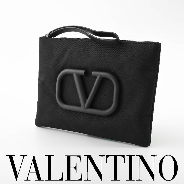 新品 Valentino Garavani Vロゴ クラッチバッグ