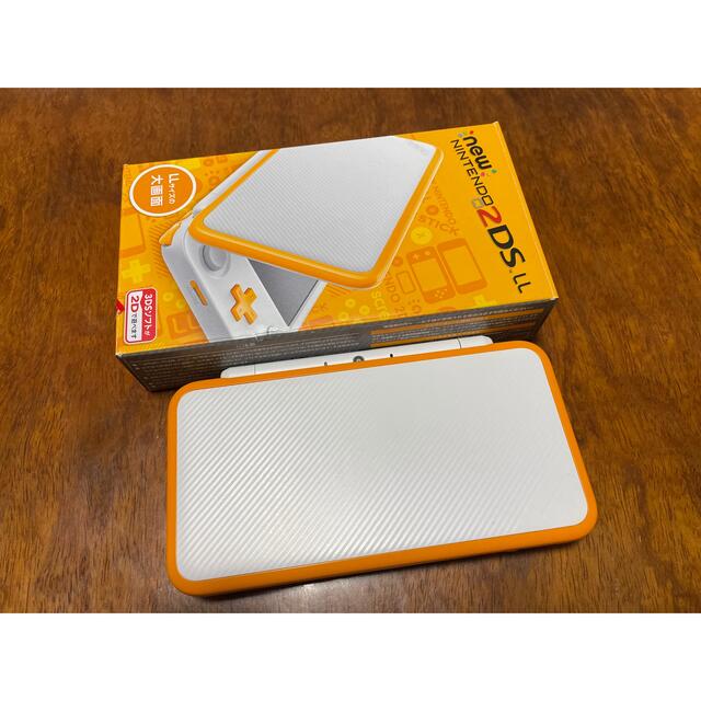 Newニンテンドー2DS LL (ホワイト×オレンジ) - 携帯用ゲーム機本体