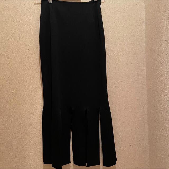 LE CIEL BLEU(ルシェルブルー)のルシェルブルー　スリットスカート レディースのスカート(ひざ丈スカート)の商品写真