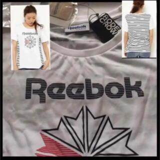 ロデオクラウンズ(RODEO CROWNS)のロデオクラウンズリーボックコラボTシャツReebokボーダー(Tシャツ(半袖/袖なし))
