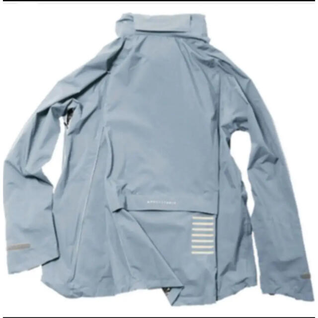 未使用品 マック エクスプロールジャケット L グレーブルー レインウエア メンズのファッション小物(レインコート)の商品写真