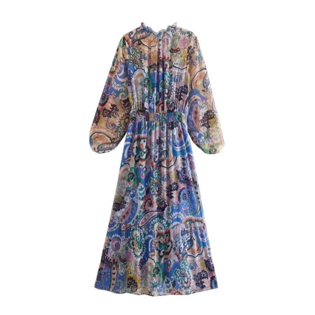 Zara 2月新作 7407 Vintage レトロ エスニック柄 ワンピースの通販 By 正規 海外select Shop Duality ザラならラクマ