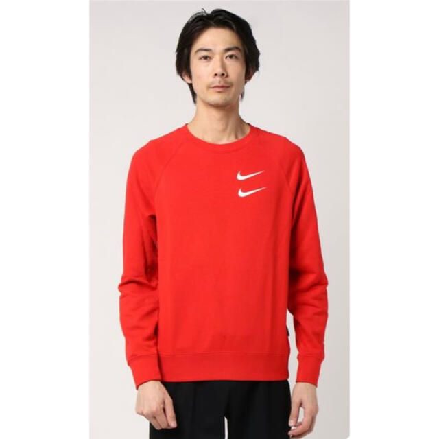 NIKE - ナイキ スウッシュ スウェット クルー 長袖 トレーナー パイル地 Lの通販 by syokiti's shop｜ナイキならラクマ